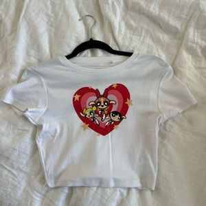 Powderpuff Girl Crop tee